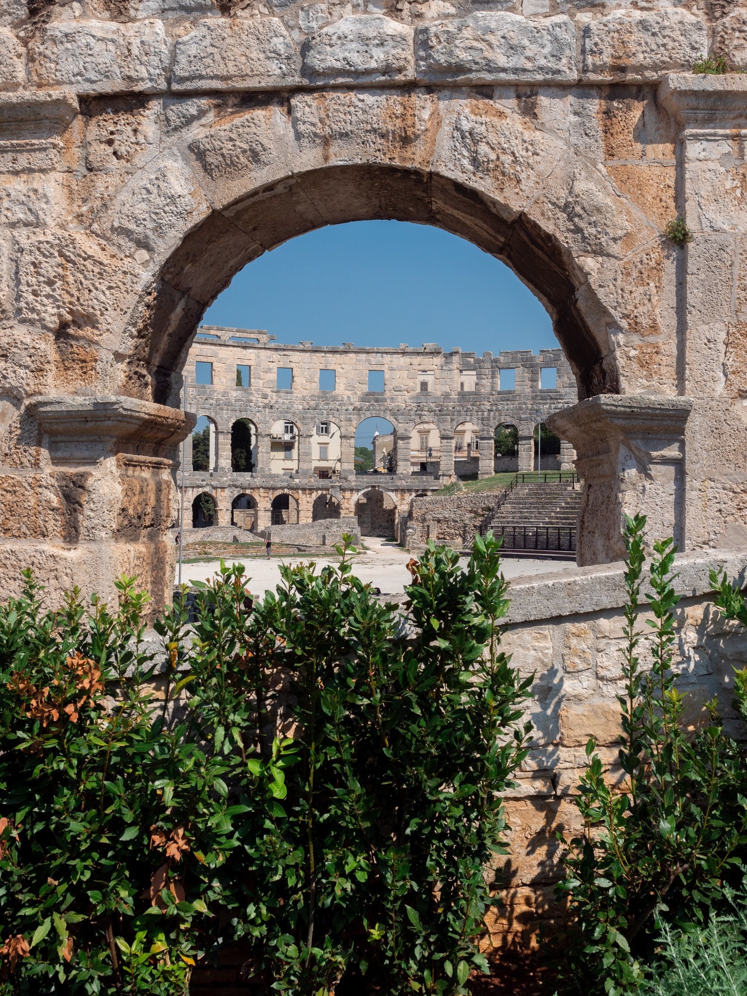 Pula — ancient Roman city on the Istrian coast